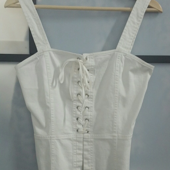 Lace up detail top - Picture 3 of 7